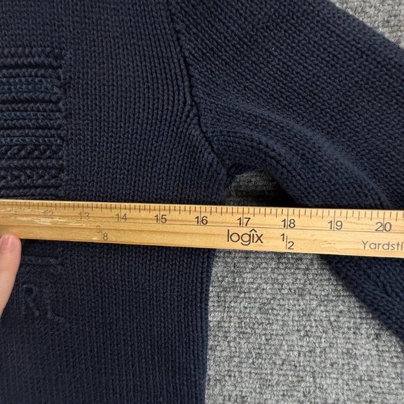 Polo Ralph Lauren Flag Sweater Navy Blue USA Stars Stripes Small Knit Pullover - Picture 7 of 16